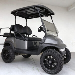 4 seater Charcoal Lifted GAS Club Car