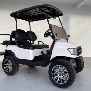 4 seater electric Alpha White Lifted Club Car